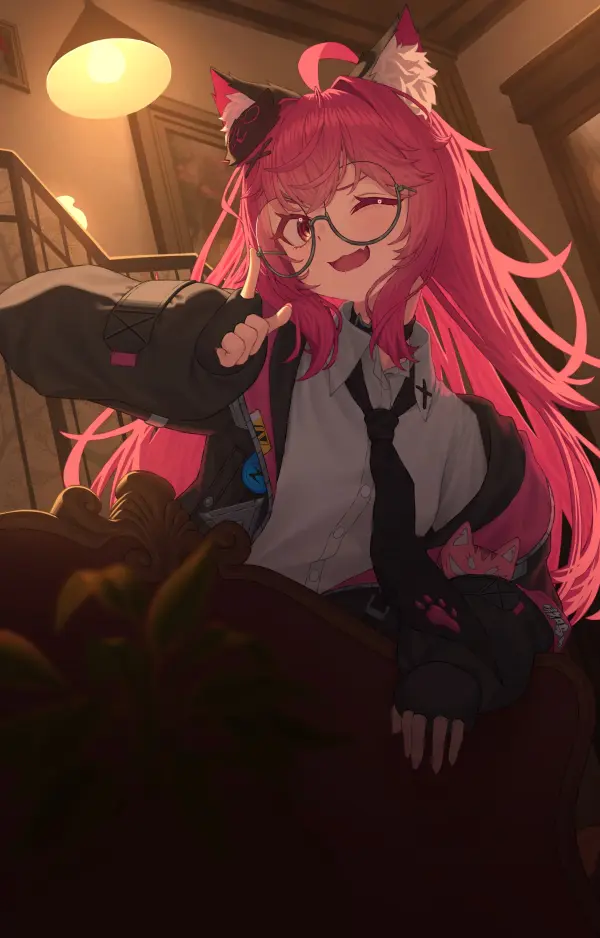 Nanally Glasses and Black Jacket NTE Wallpaper #10