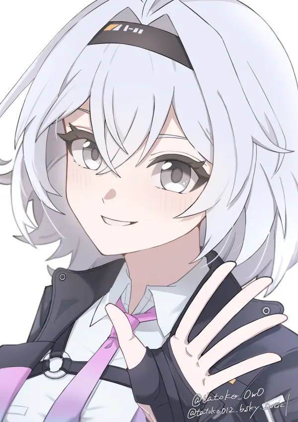 Esper Zero Friendly Smile Pink Necktie by User Ujek5747 #42