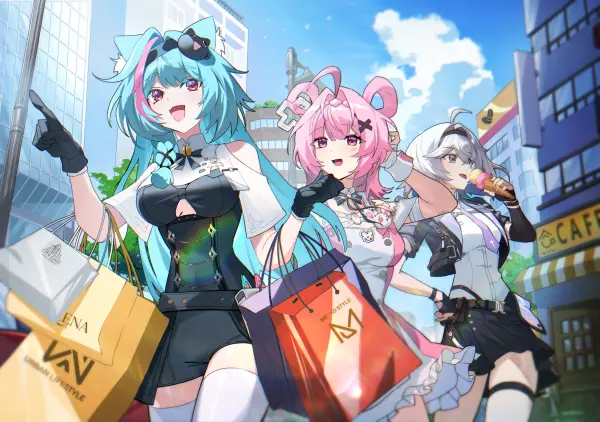 Mint Female Esper Zero Chiz Casual City Smile by Rladofl987 4K #49