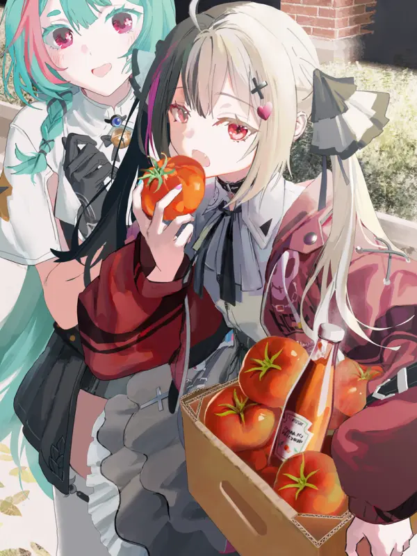 Lacrimosa Mint Smiling Holding Tomato by Wss (32656138) #50